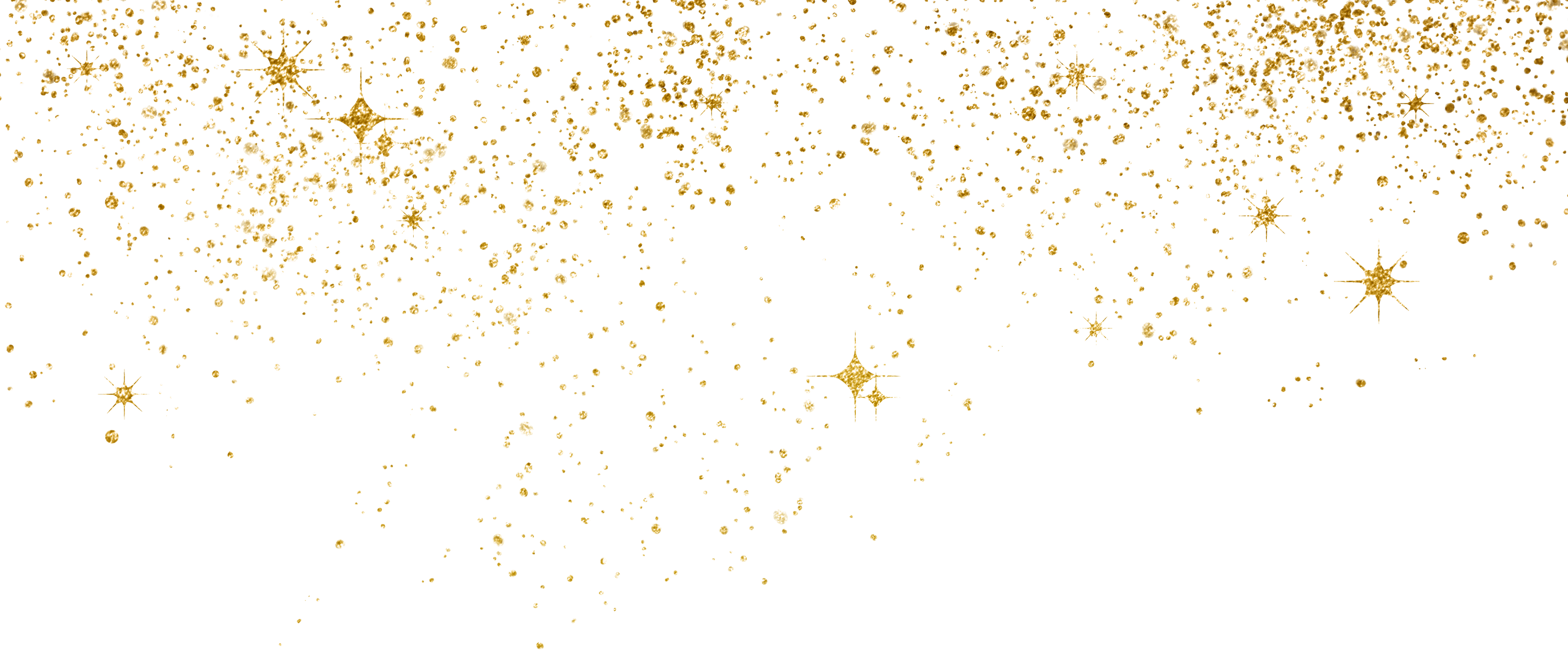 Gold glitter